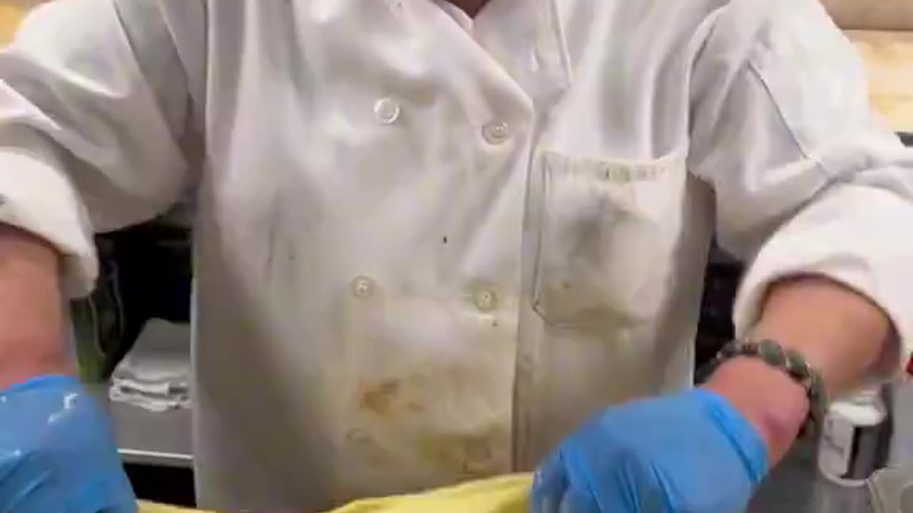 Thirty Six Dollar Lasagna. <chef's hands>