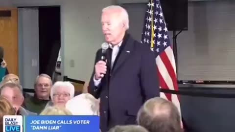 Flashback to Joe Biden snapping at a voter for questioning him about Hunter's involvement in Ukraine.