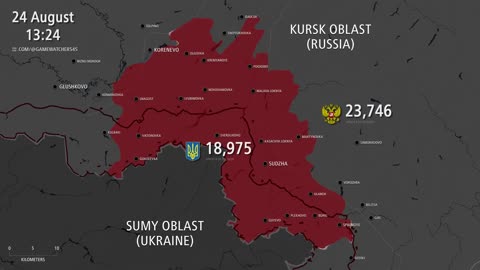 Battle For Kursk • Animated Map [2 September 2024]