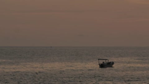 Fishing boat in the sea