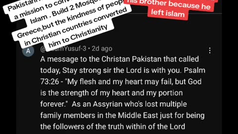 Pakistani muslim was on mission to convert european to #islam but found #jesus instead