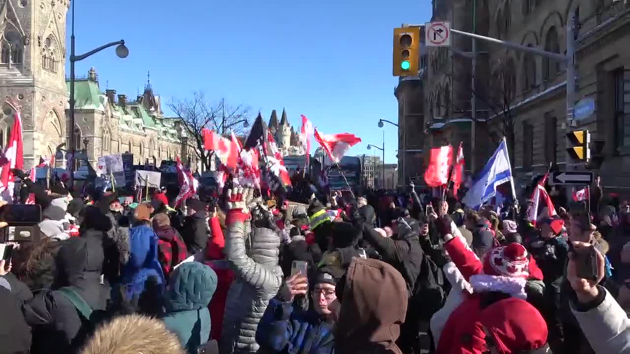 Canadian FREEDOM convoy Feb 05, 2022