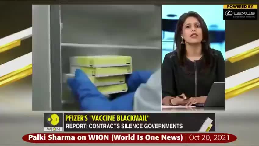 Pfizer blackmail?