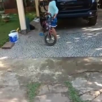 learn to ride a bike, see what happens