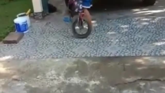 learn to ride a bike, see what happens