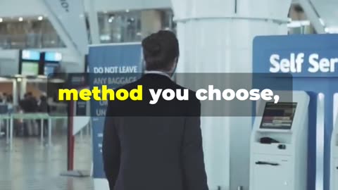 Fastest Airport Check-In: Web, Counter, or Kiosk? #travel #explore