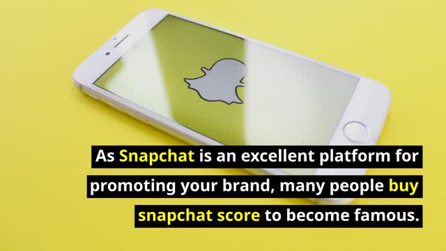 Buy Snapchat Score