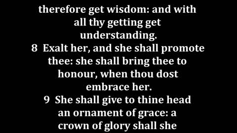 Proverbs 4 King James version