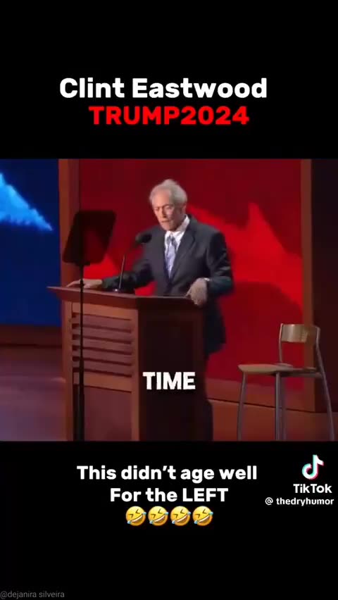 WHEN CLINT TALKS JOBAMA MUST SHUT UP!!