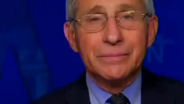 Anthony Fauci: "You know, I think