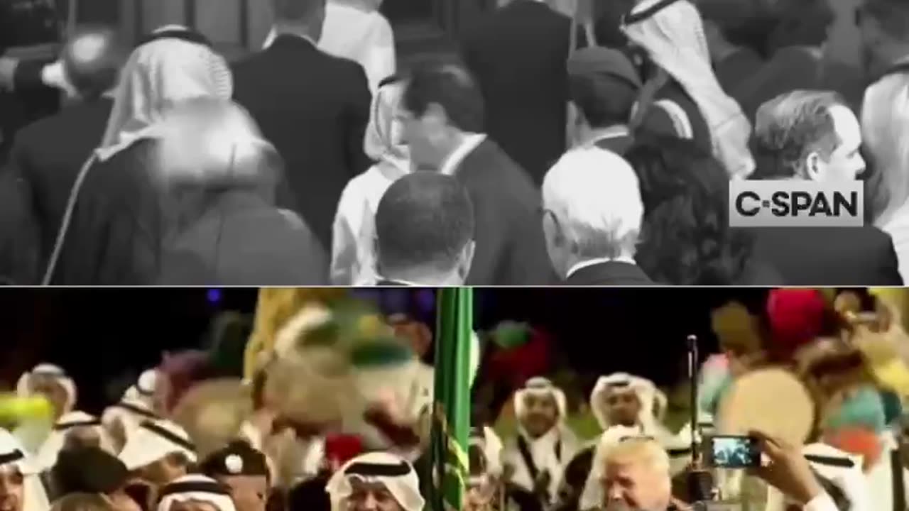 Trump & joe visit Saudi Arabia