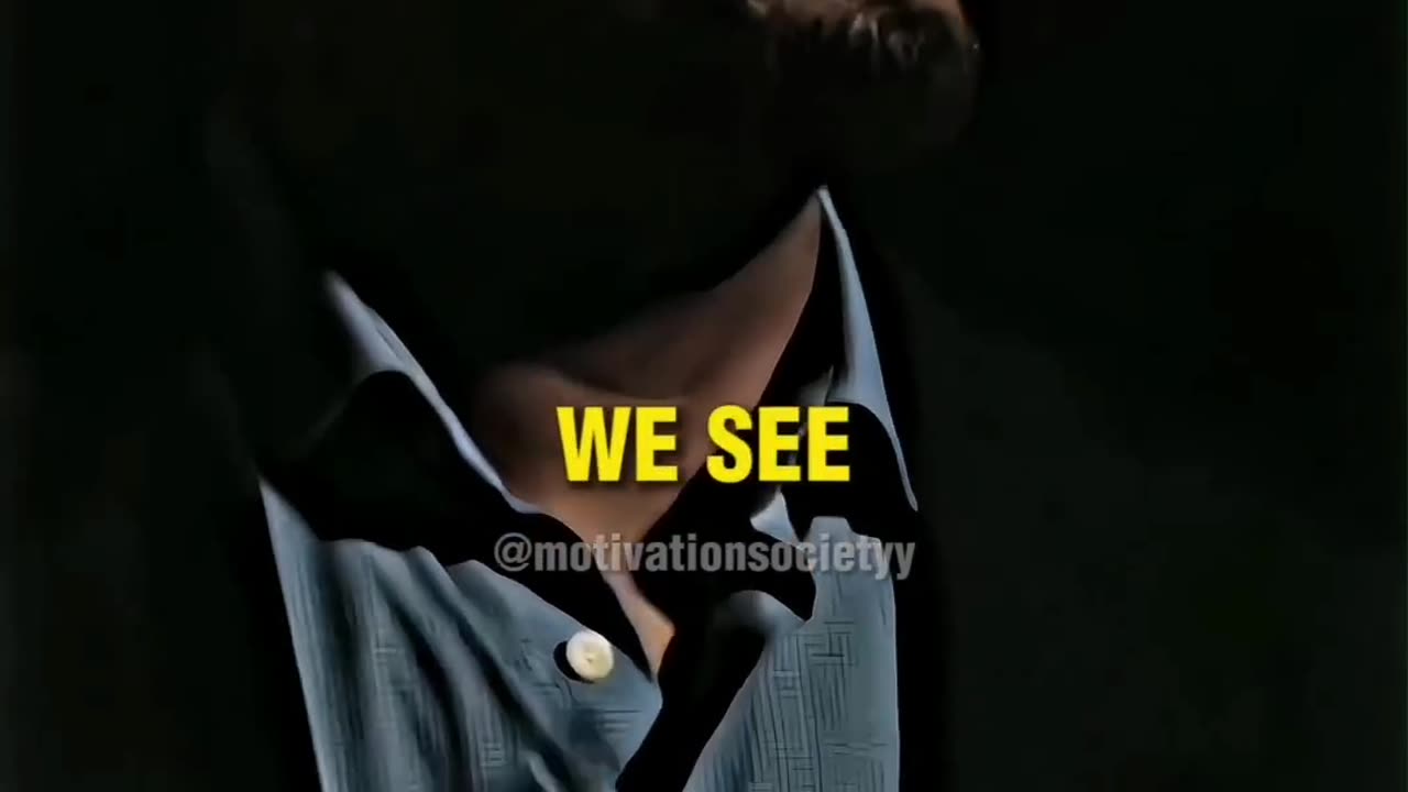 What we listen and see is not real.