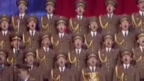 North Korean army band