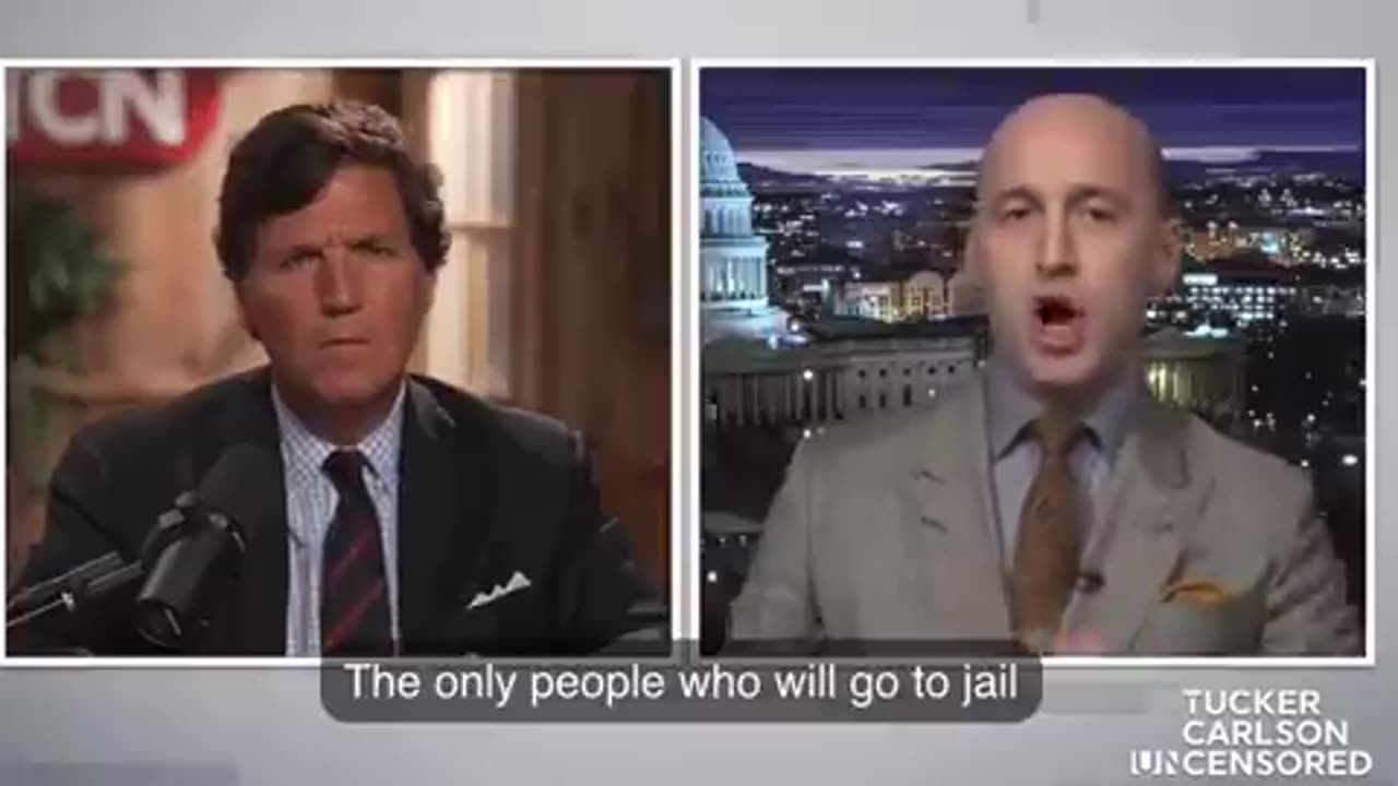 60 seconds of Stephen Miller with Tucker Carlson last night. Miller starts screaming.