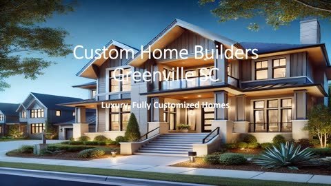 Custom Home Builders Greenville SC