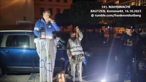 Wofür steht Bautzen, Preisverleihung VEIT - BAUTZEN, Kornmarkt, 16 10 2023, 141. MAHNWACHE 🕊