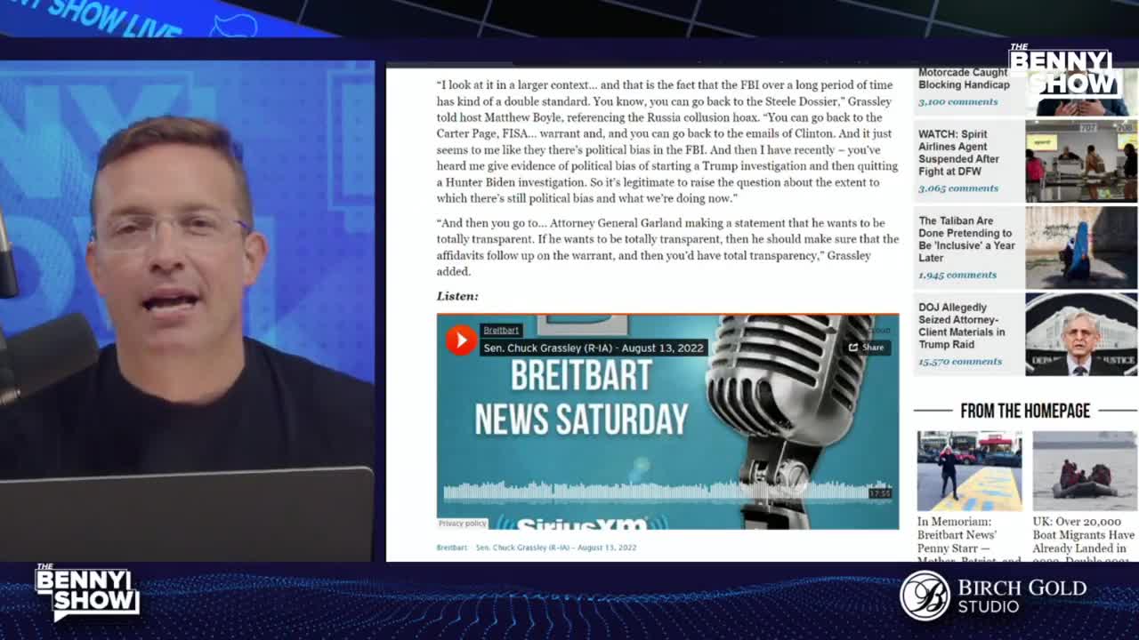 Top Senate Republicans PROMISE to investigate DOJ, FBI over SHAM Mar-a-Lago Raid.