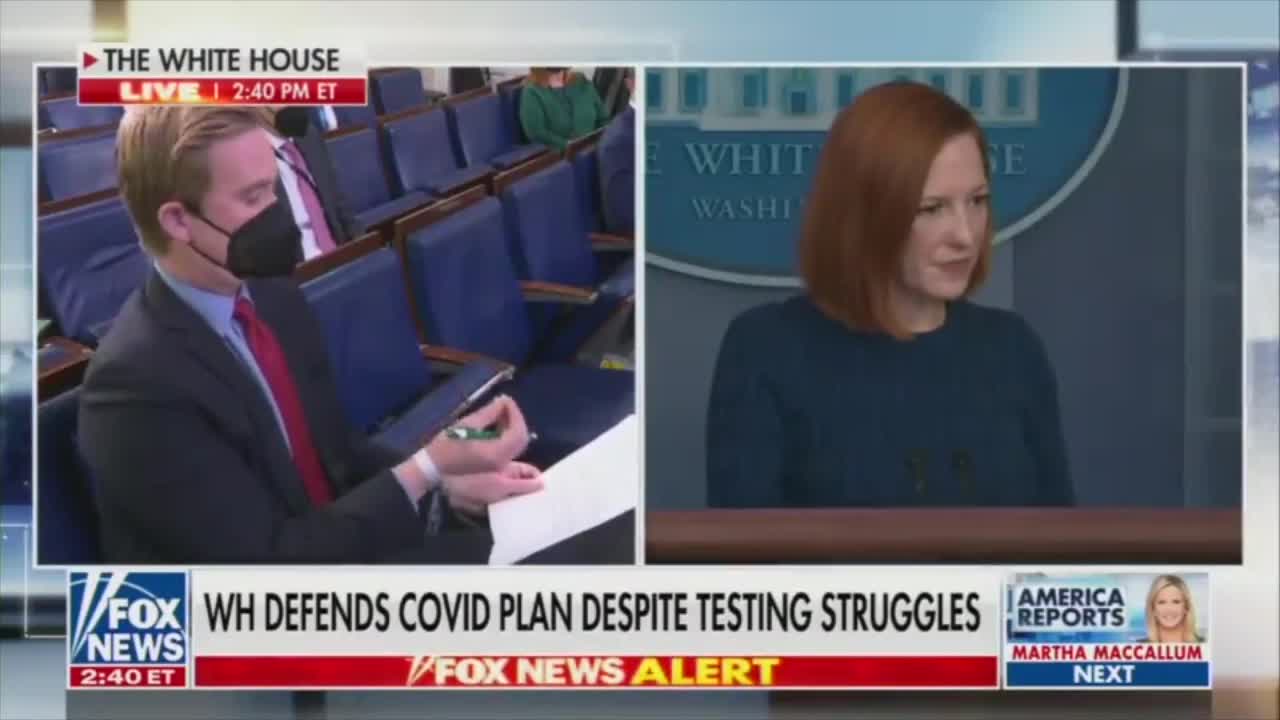 Peter Doocy is back with a vengeance, forces Psaki to acknowledge failure