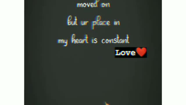 Days are going on but your place in my heart is constant 💘