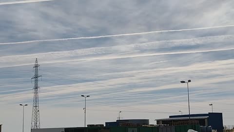 Chemtrails over Ploiesti