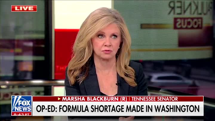 Sen. Blackburn Explains How the Baby Formula Shortage Never Needed to Happen