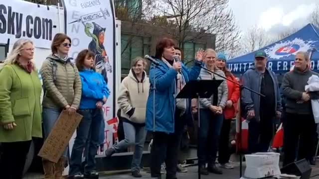 Dr's Speaking Out At The Arrest Bill Gates Rally Vancouver B.C April 10,2022