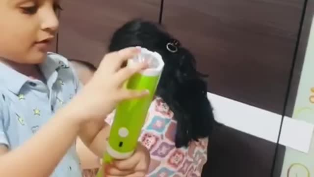 Baby shoked