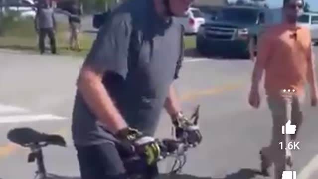 Biden Falls Off His Bike