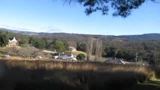 Walking up mountain at historic site again.