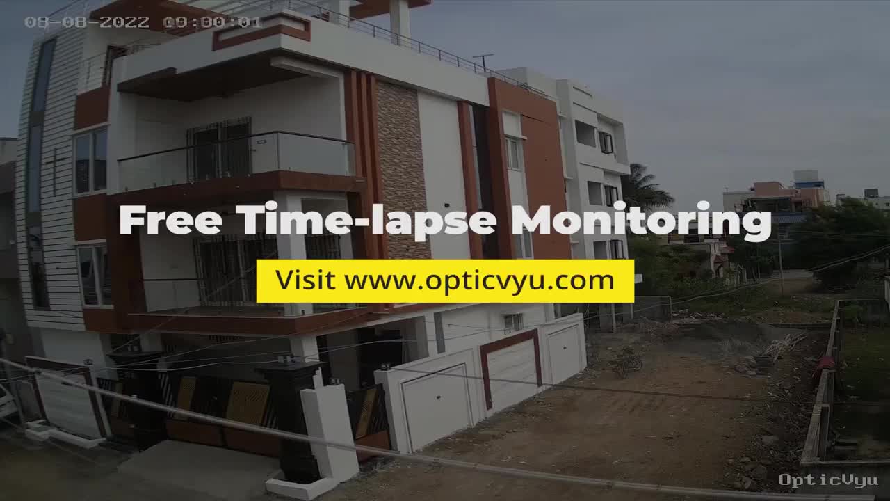 OpticVyu Free Construction Time-lapse Monitoring Solution - No Hidden Charges