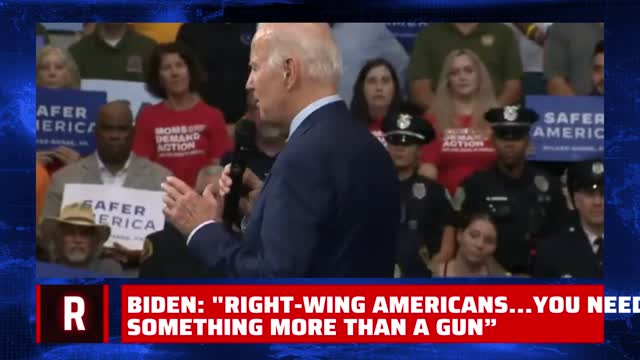 Biden Threatens F-15 Military Power: “Right-wing Americans…you need something more than a gun”