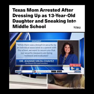 Texas mom arrested after dressing up as a 13-year-old and sneaking into Middle School