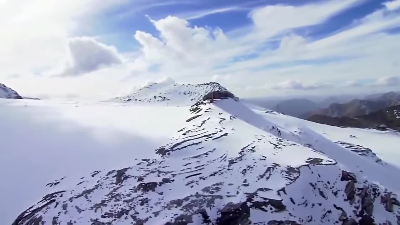 Video Background Mountain Snow.