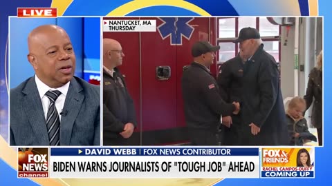 Biden issues stark warning to journalists 'Tough job' ahead