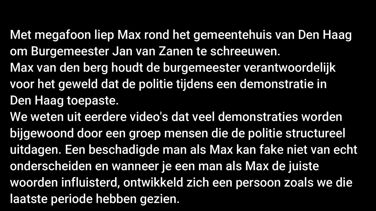 8. Max vd Berg FvD gestuurd Max zocht eerder ook naar burgermeester van Zanen in Den Haag