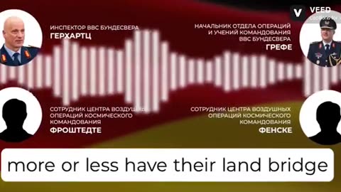 BOOM🚨GERMAN MILITARY OFFICIALS WERE RECORDED PLANNING AN ATTACK ON THE CRIMEAN BRIDGE.
