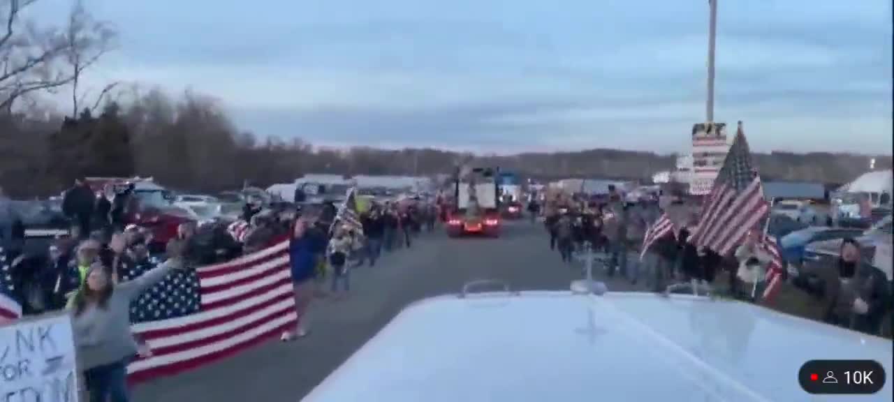 PEOPLES CONVOY GROWING BY THE DAY and is close to DC