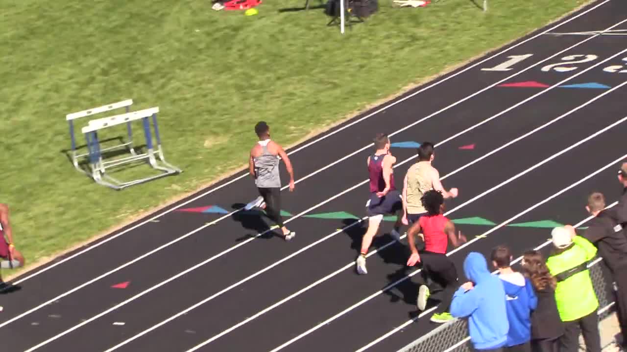 20190202 Charlotte City Championship - Boys 55 meter dash - Heat 5