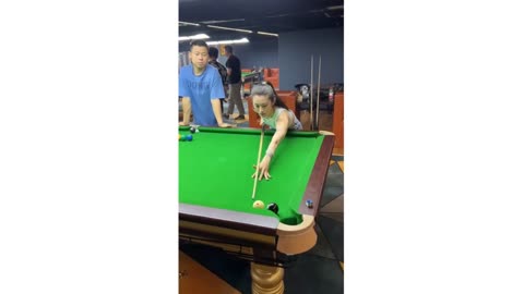 funny billiards video