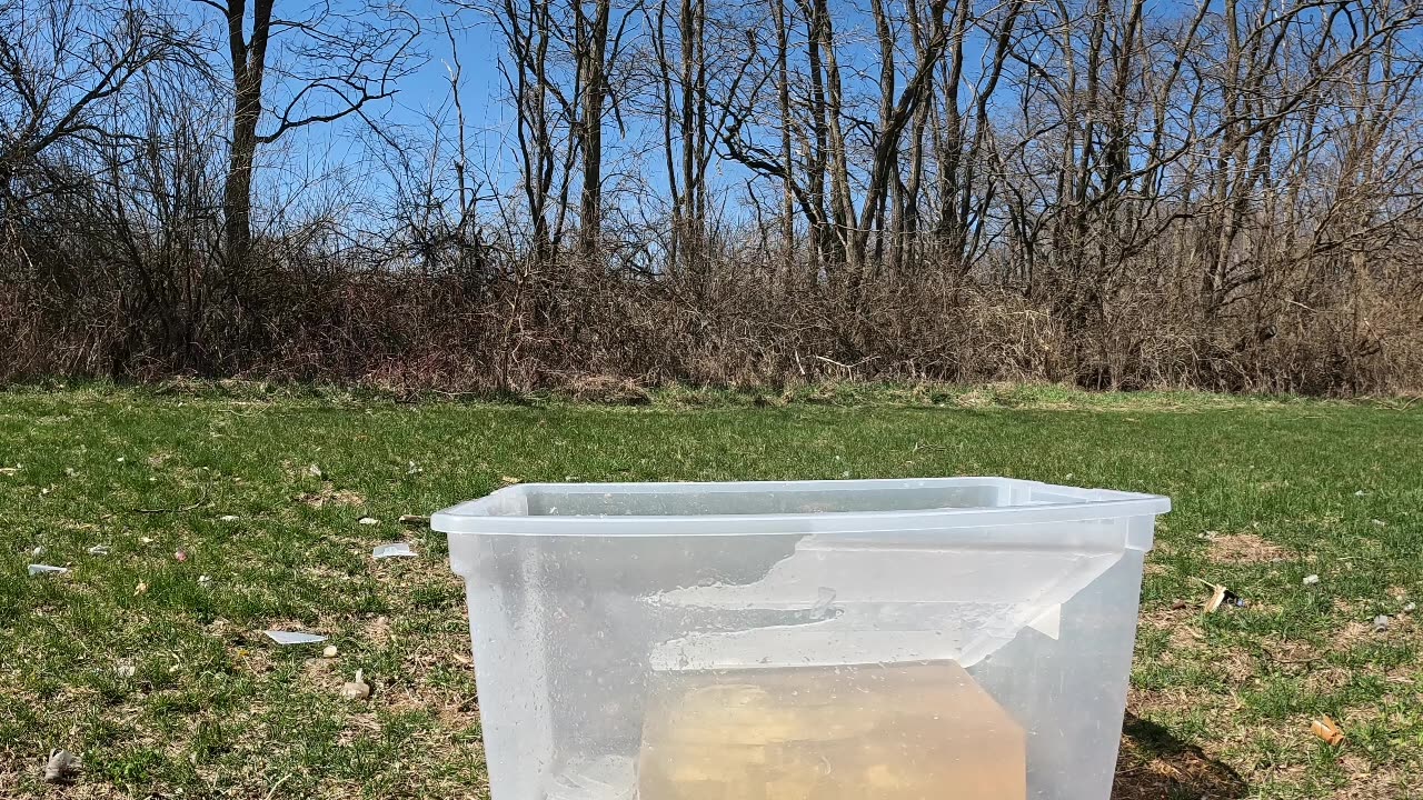 Remington 700 chambered in 270 . Shooting at ballistic gel .