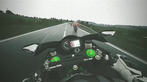 Kawasaki ninja H2R gear boosted 😈 Best POV