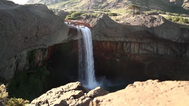 beautiful waterfall nature video.4k Ultra HD videos