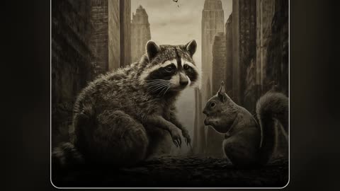 A Peanut Squirrel and Chummy Raccoon, a Couple of Cute and Famous Pets...