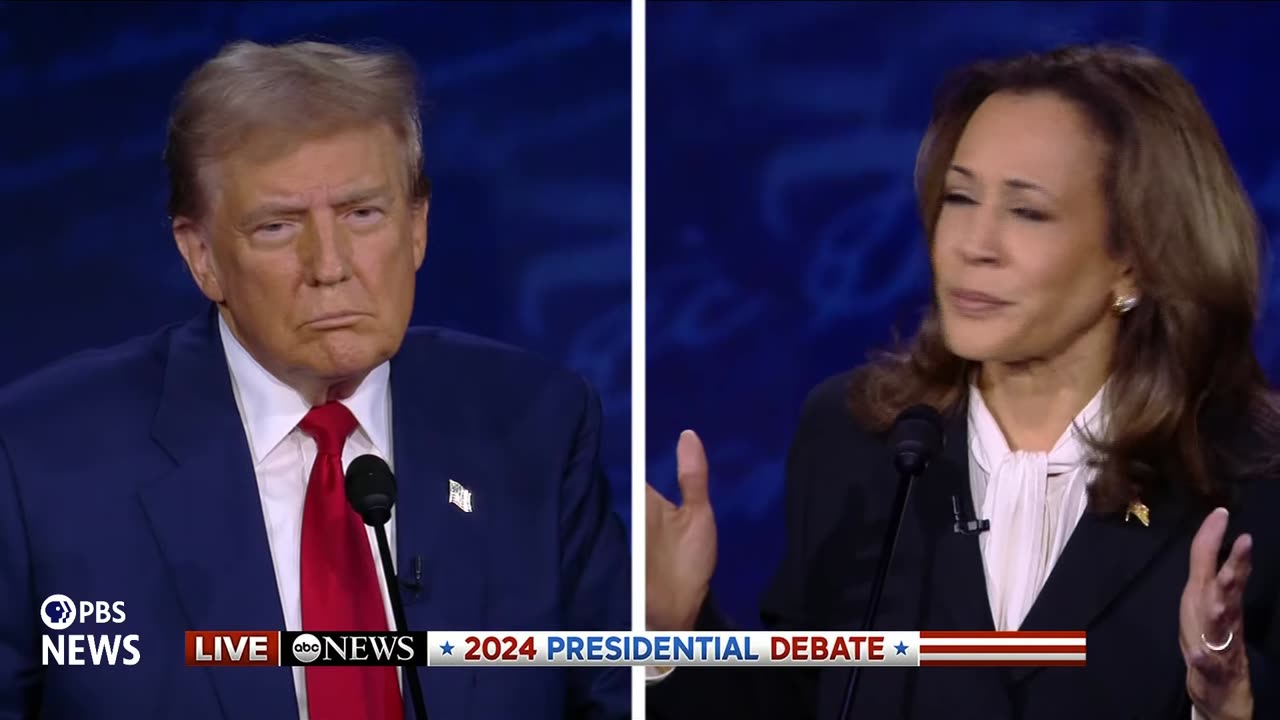 WATCH: Harris blames Trump for killing bipartisan border bill | ABC Presidential Debate