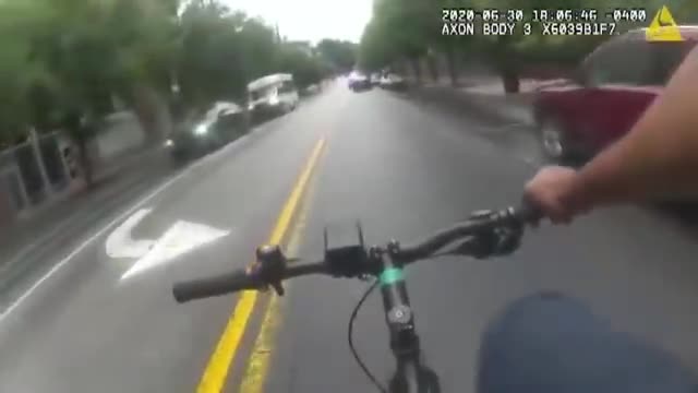 Officer Borrows Bike During Foot Pursuit Of Murder Suspect