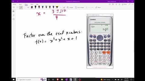 Casio fx-991 Plus Equation Solver