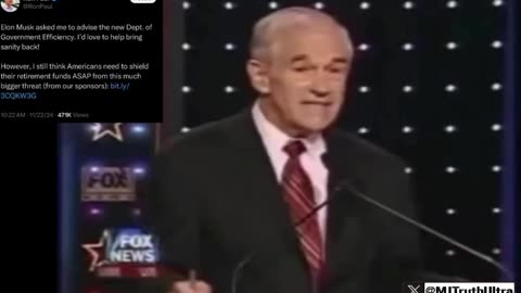 Flashback to Ron Paul Proving He Needs to be Part of DOGE