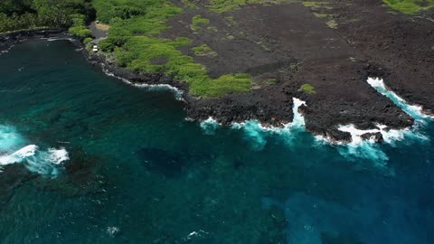 Aerial Footage of a Coast