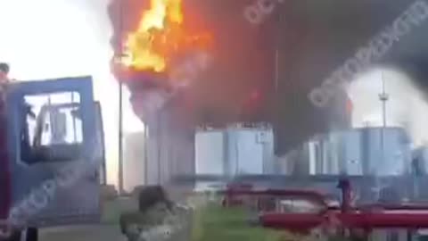 Russian Oil Depot Already Burning for Days Somehow Getting Worse