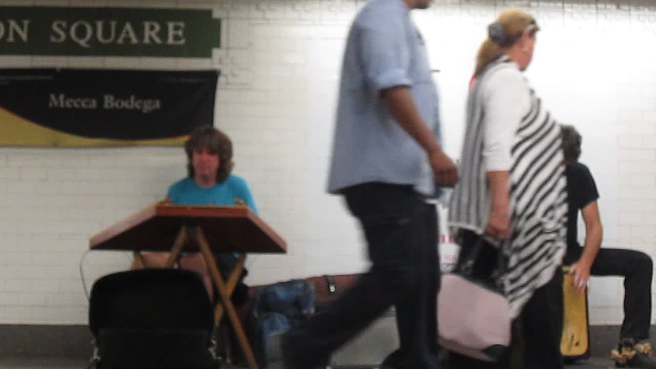 subway musicians - New York City